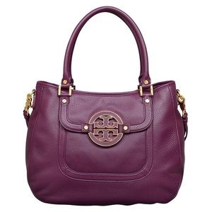 Tory Burch Amanda Hobo Bag in Tribe Violet